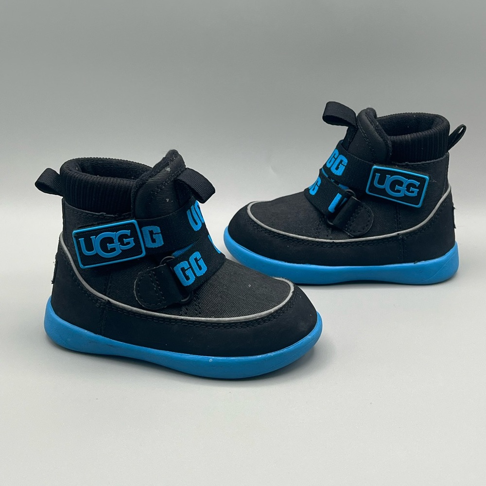 UGG Tabor Chukka Waterproof Black & Blue Snow Boots - Baby Toddler Size 6